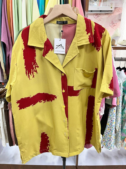 DOUBLE D Contrast Graffity Print Co-Ord Set with Bucket Cap